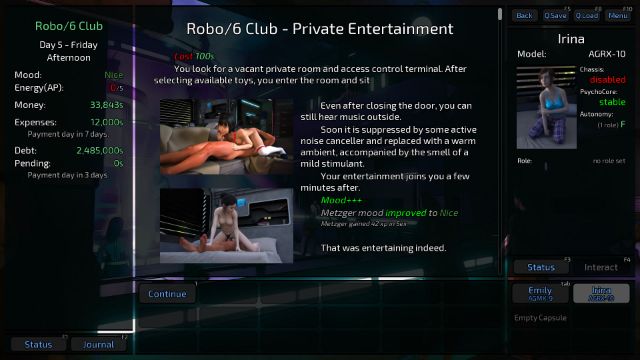 Defective Sexbot Chop Shop Apk Android Adult Game Download (7)