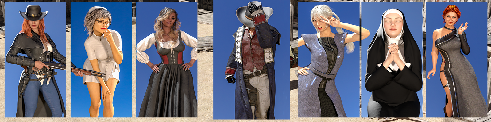 A Lewd Detective in Wild West v0.3 Banner