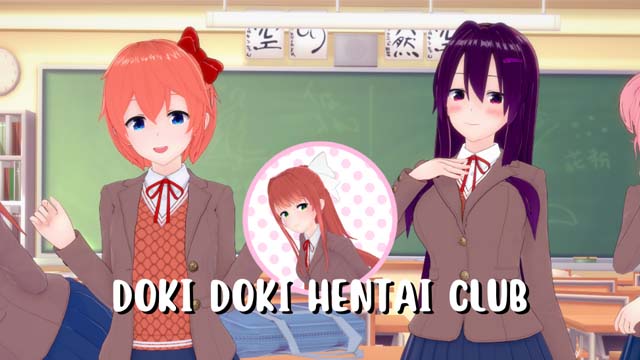 Doki Doki Hentai Club Apk Android Adult Game Download (10)