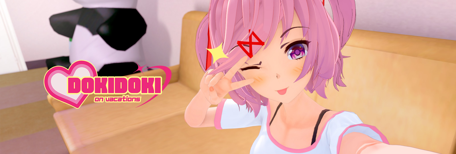 Doki Doki on Vacations v0.8 Banner