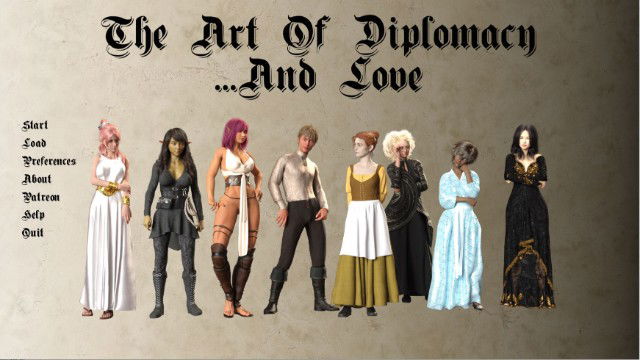 The Art of Diplomacy and… Love v0.13 Banner