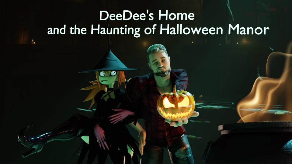 DeeDee’s Home and the Haunting of Halloween Manor [Final] Banner