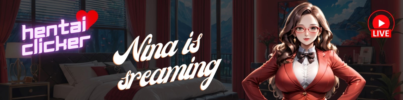 Hentai Clicker: Nina is Streaming [Final] Banner
