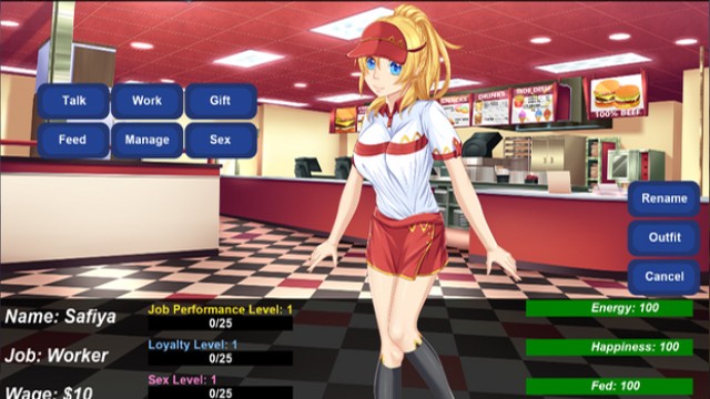 Hire Me, Fuck Me, Give Me A Raise! Fast Food Apk Android Adult Hentai Game Latest Version Download (3)