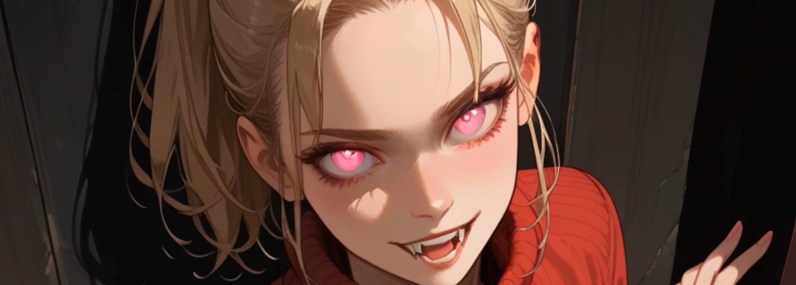 Netorase Phone: My Vampire GF [Ch.1] Banner