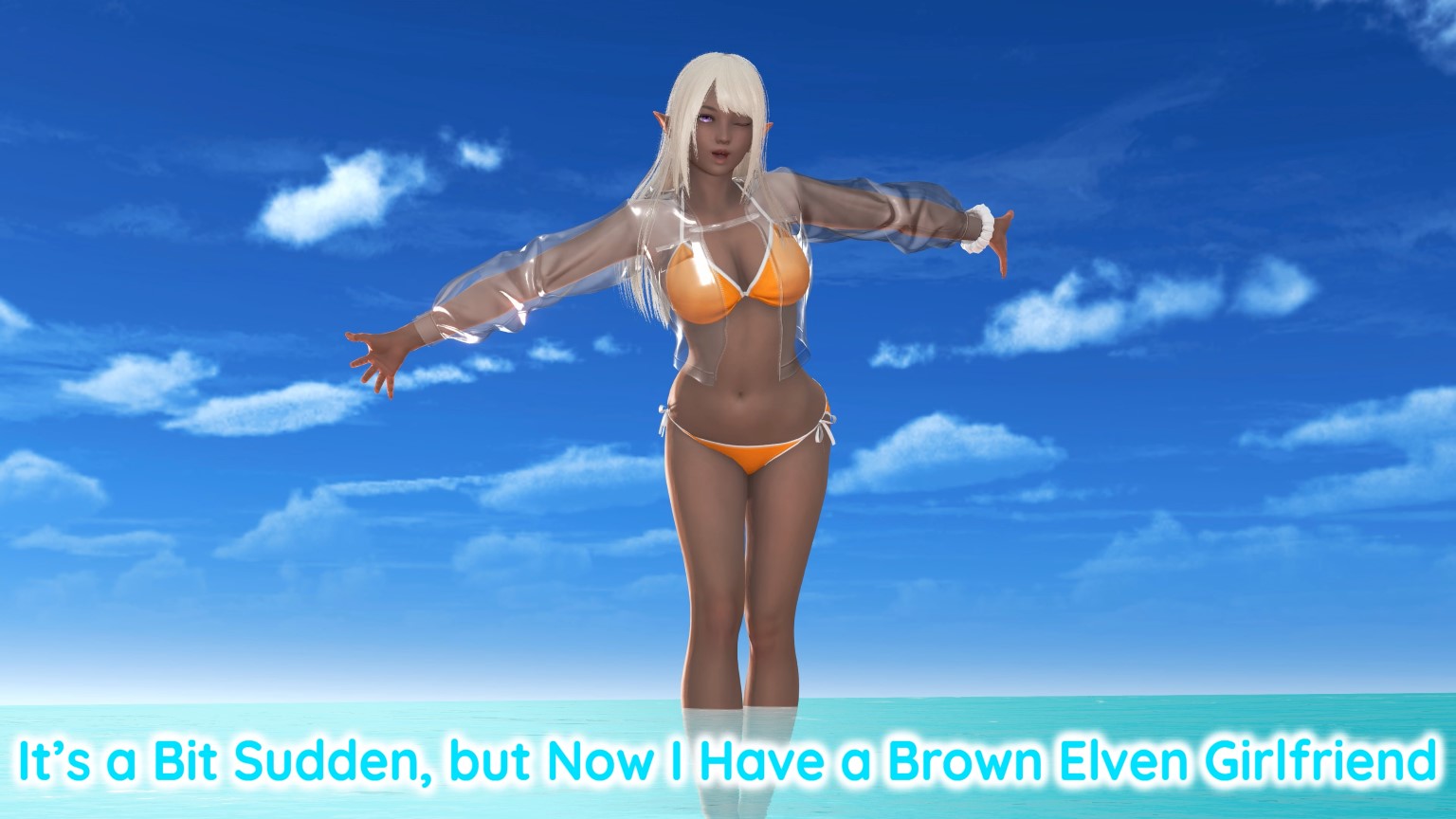 It’s a Bit Sudden, but Now I Have a Brown Elven Girlfriend v0.02 Banner