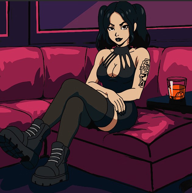 Infinite Date with Big Tiddy Goth Girl v0.1 Banner