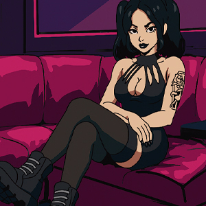 Infinite Date With Big Tiddy Goth Girl Featured