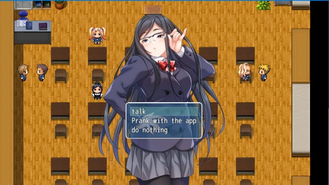 Lust! Urge To Urinate! Control App Lets You Toy With Your Female Classmates! (4)