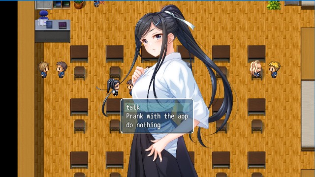 Lust! Urge To Urinate! Control App Lets You Toy With Your Female Classmates! (5)