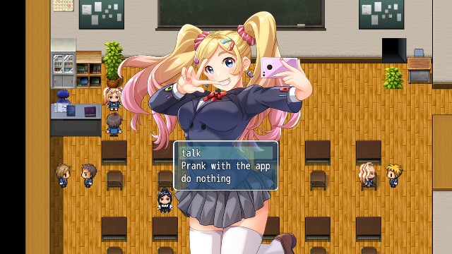 Lust! Urge To Urinate! Control App Lets You Toy With Your Female Classmates! (6)