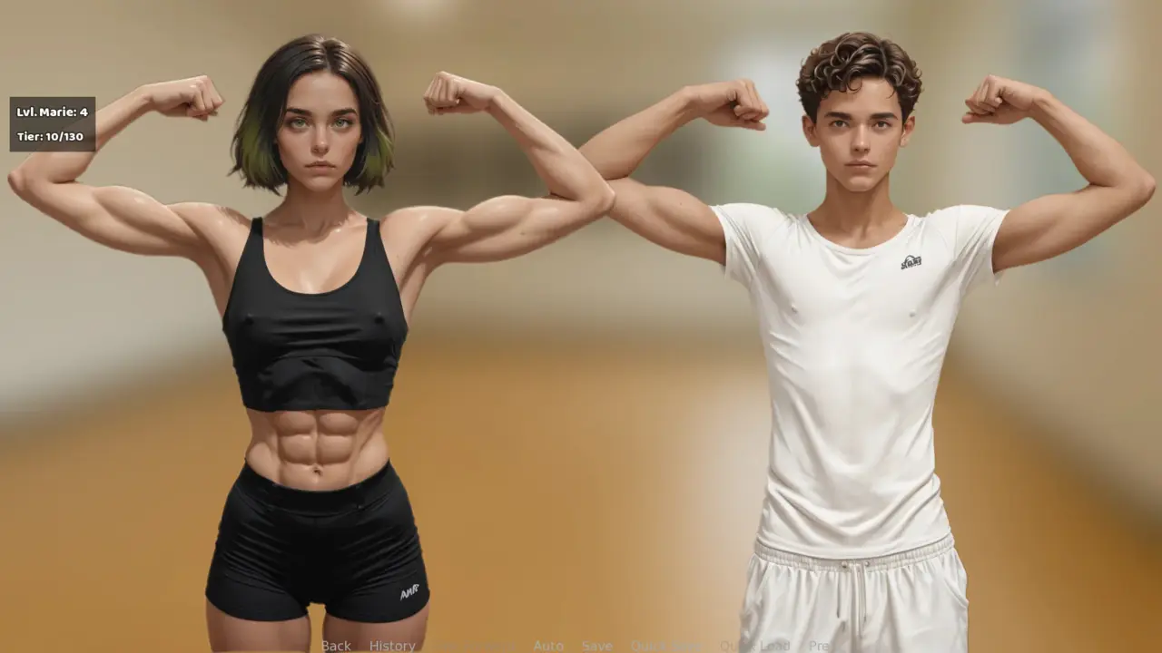 Female Muscle Leveling