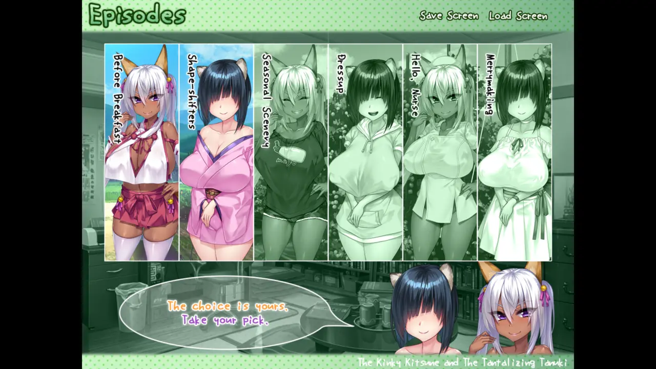 The Kinky Kitsune and The Tantalizing Tanuki