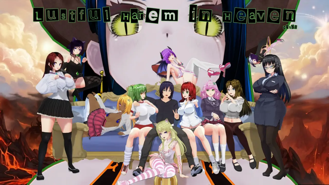 Lustful Harem in Heaven v1.4 APK Android Adult Game Download