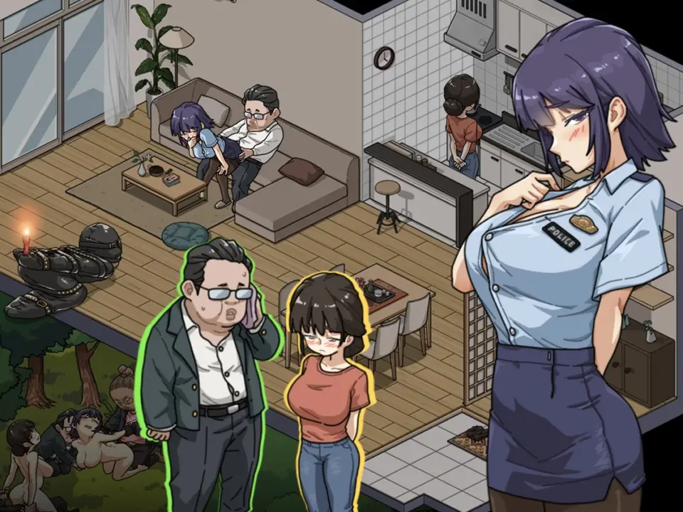 Yakuza Outlaw EX: Female Police Officer Ayukawa - The Crossroads Where a Virgin Turns into a Pervert