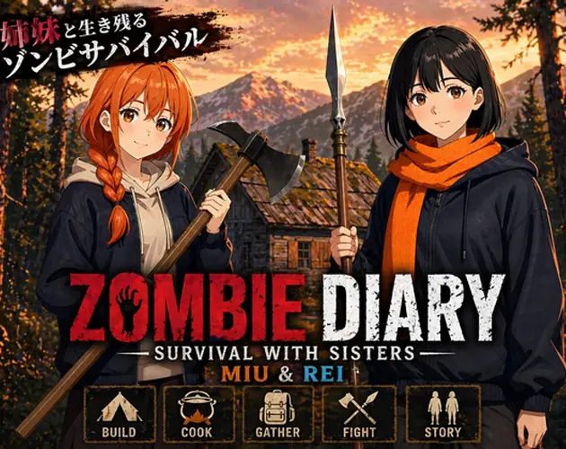 Zombie Diary: Survival with Sisters Miu & Rei v1.06 APK Android Adult Game Download